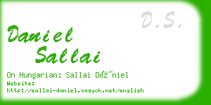 daniel sallai business card